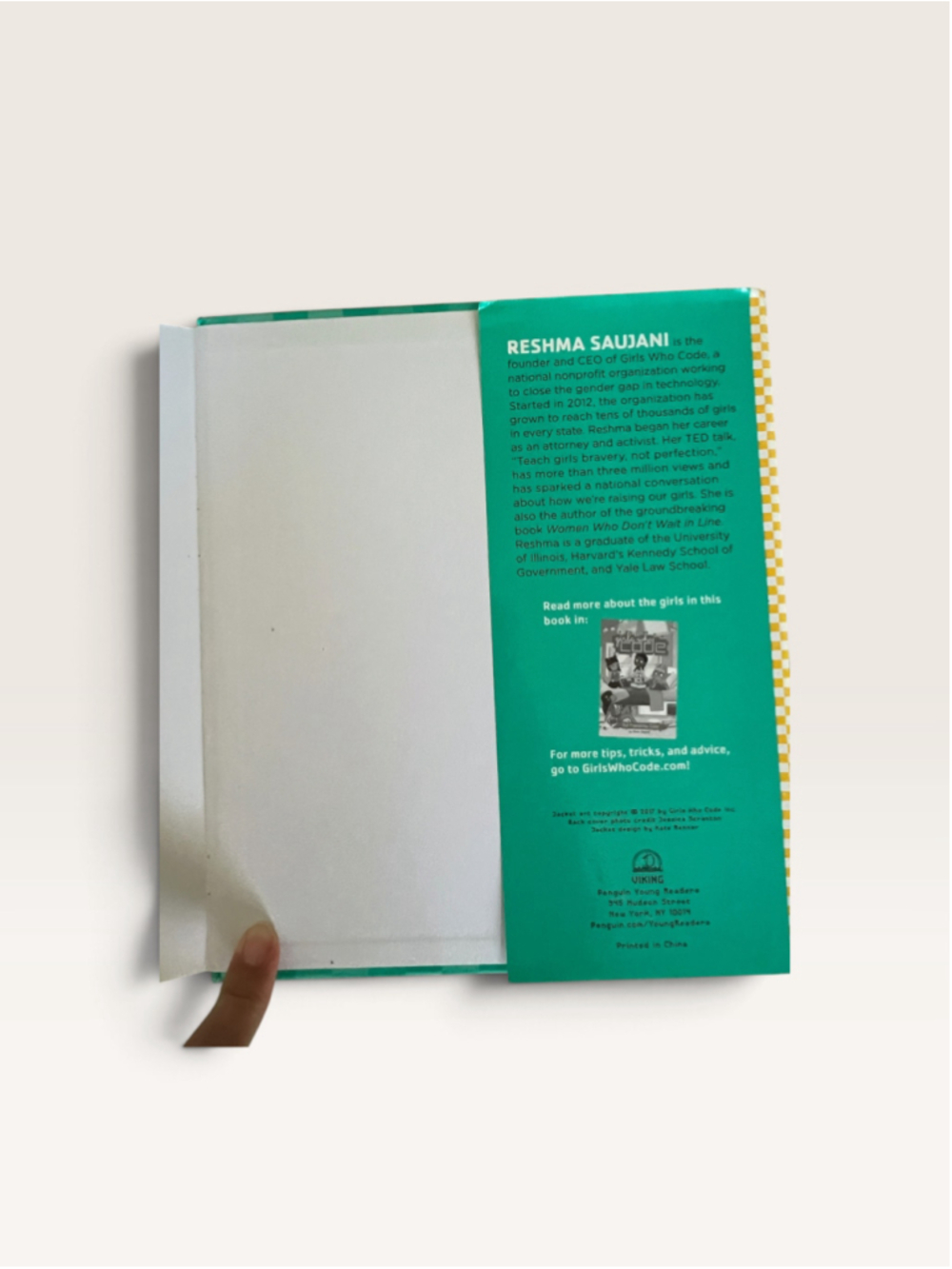 Girls Who Code Reshma Saujani Hardcover STEM Coding Computer Science - Picture 6 of 9